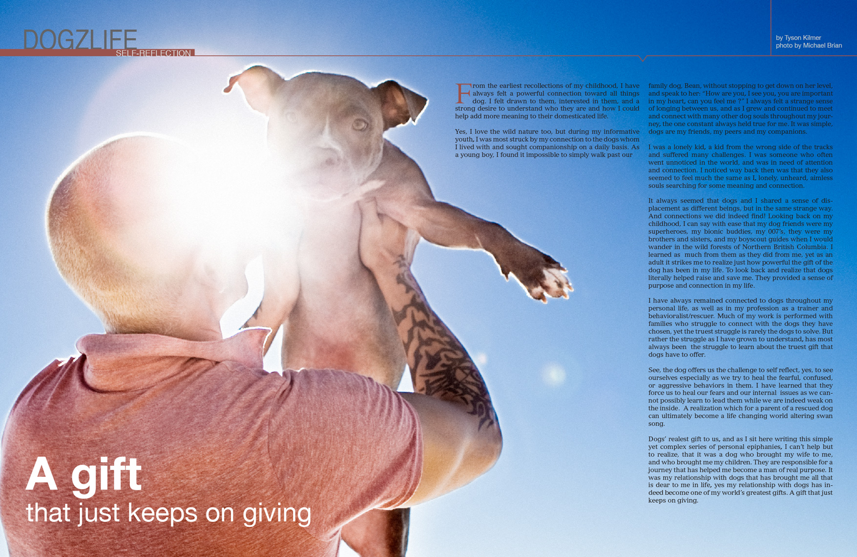 Los Angeles Dog Photography, Michael Brian, Tyson Kilmer, Dog Trainer, Blue Nose Pit Bull